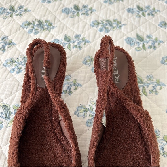 Jeffrey Campbell Persona T Teddy Brown Kitten Heels Sz 8 - Picture 5 of 11